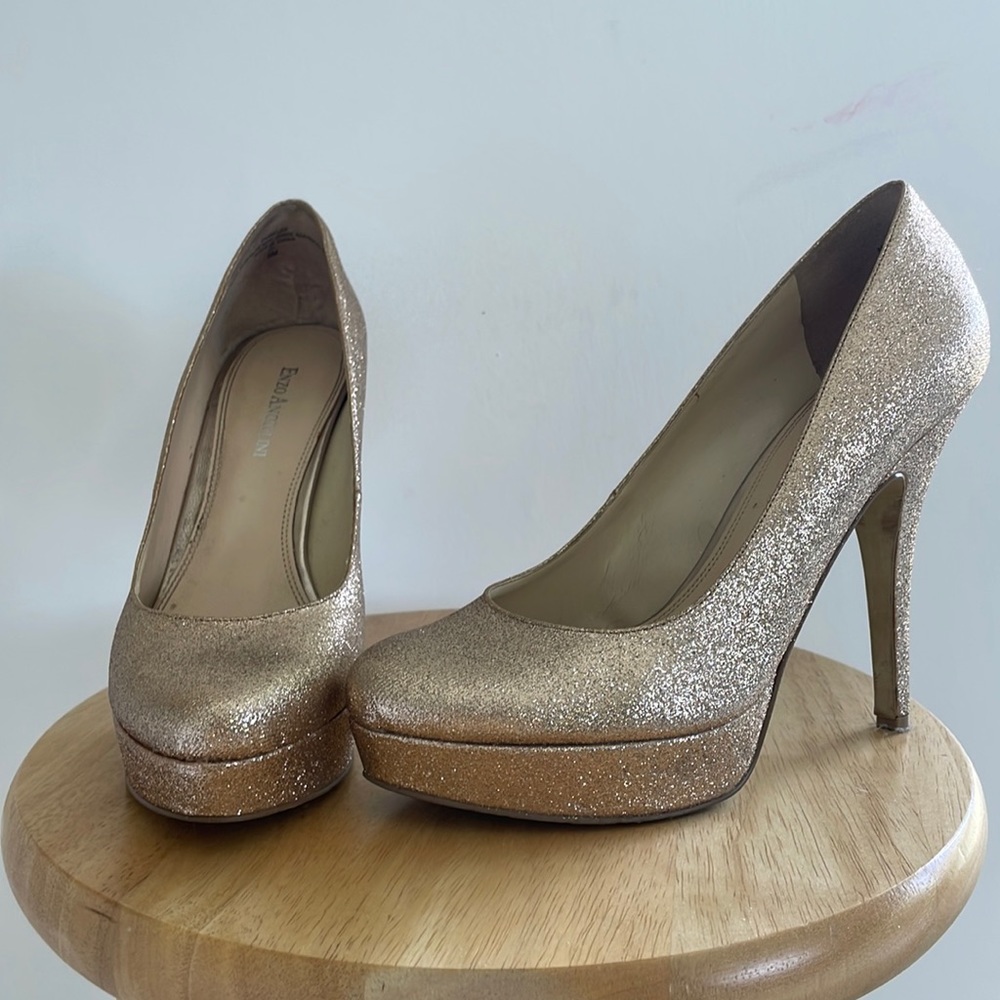 Enzo Angiolini Rose Gold Heels